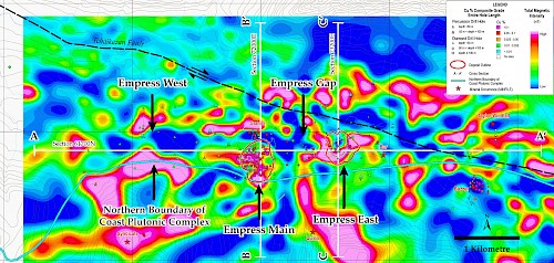 Greater Empress Area: Airborne Magnetic Surveys Help Define Deposit Targets