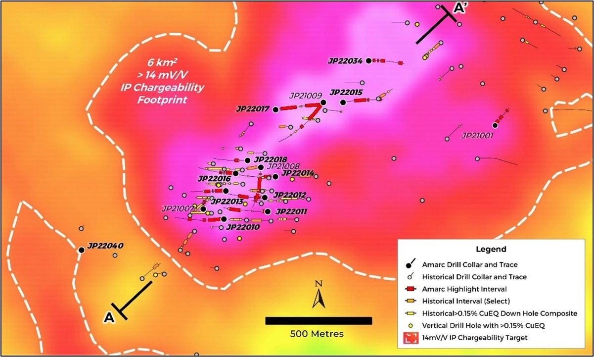 PINE Deposit - IP Chargeability Surveys Have Confirmed a 6 km2 Mineral System